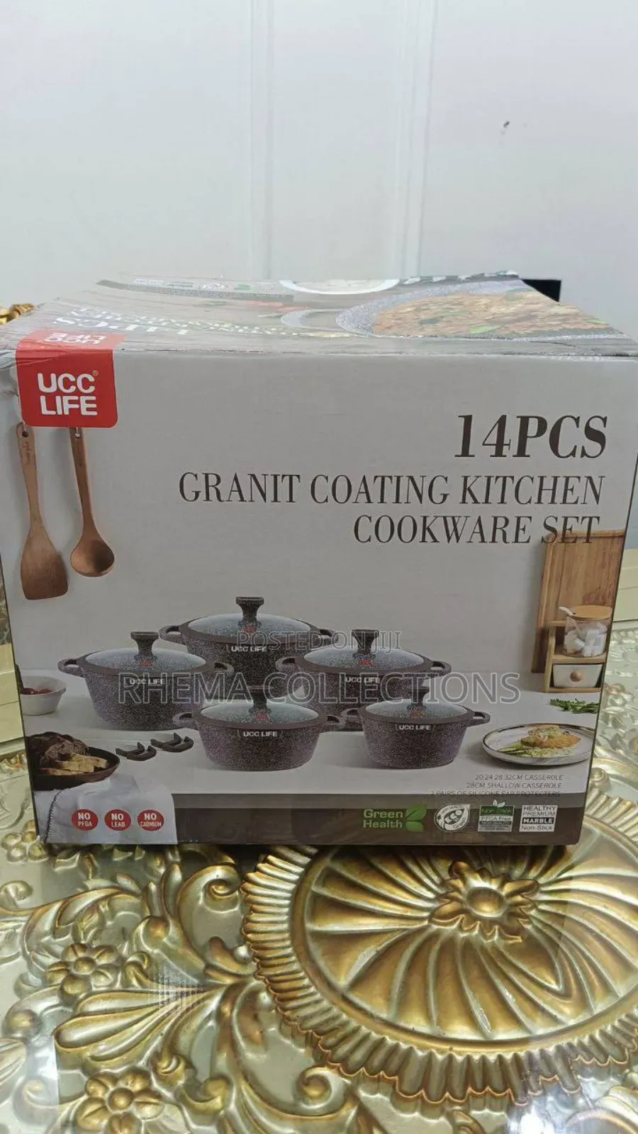 14pcs Ucc Life High Quality Lasting Granite Pot