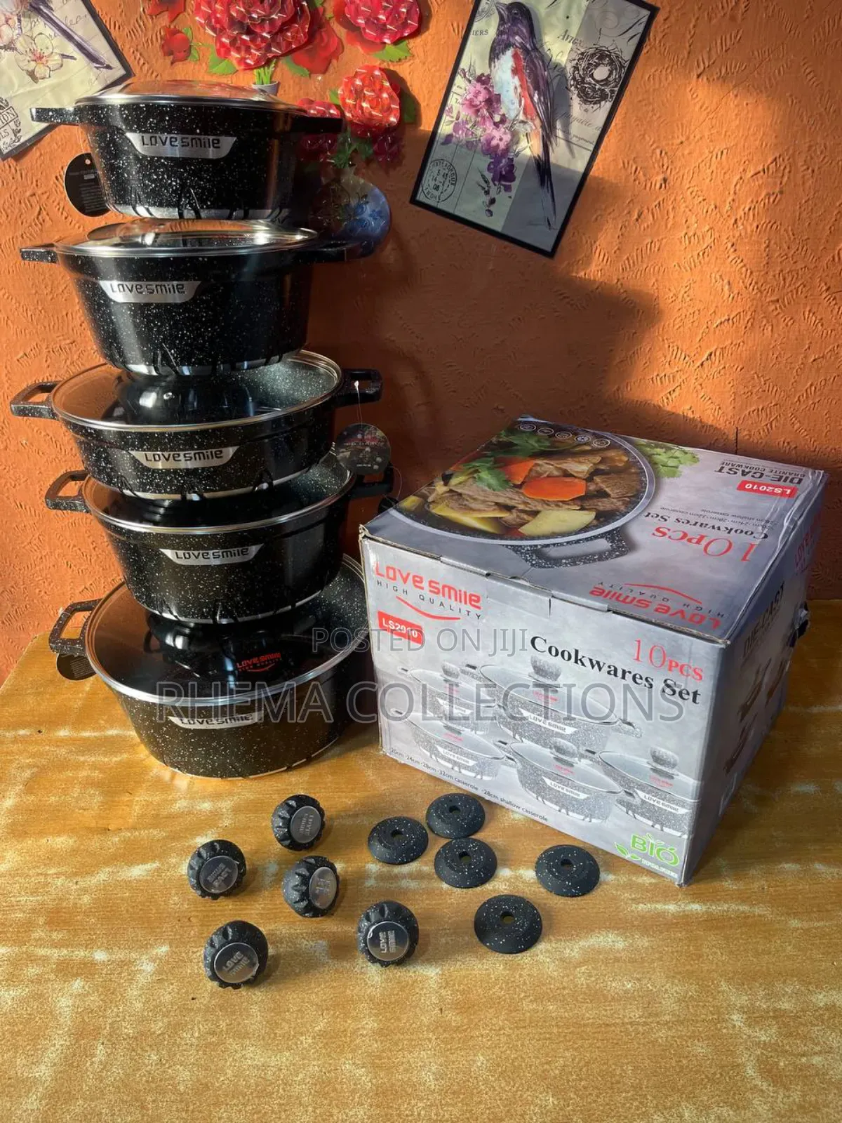 10pcs Love Smile High Quality Granite Pot (Model ~ Ls2010)