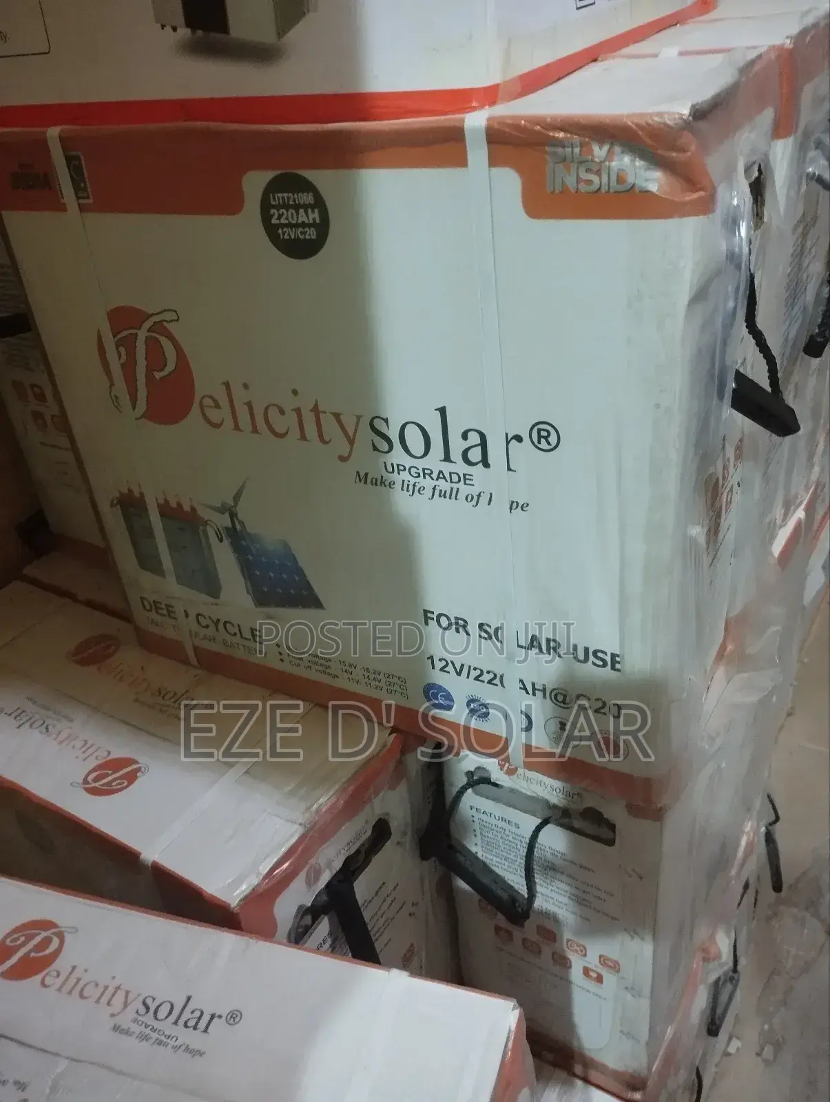 Felicity Solar Tubular Battery