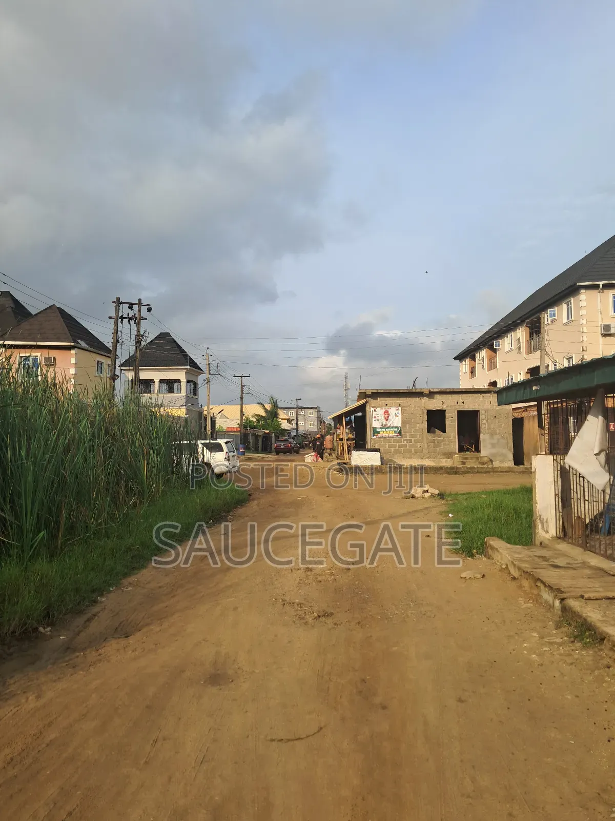 Half Plot for Sale With Old Bungalow at Ijegun Satellite
