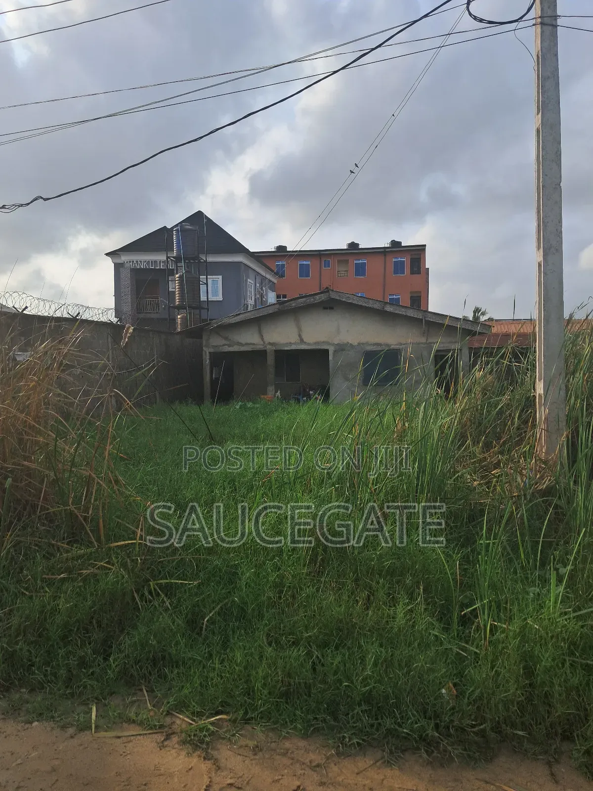 Half Plot for Sale With Old Bungalow at Ijegun Satellite