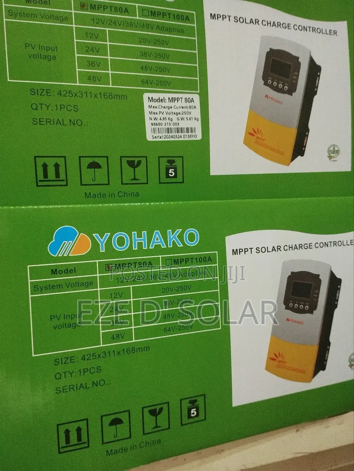 MPPT Yohako Charger Controller