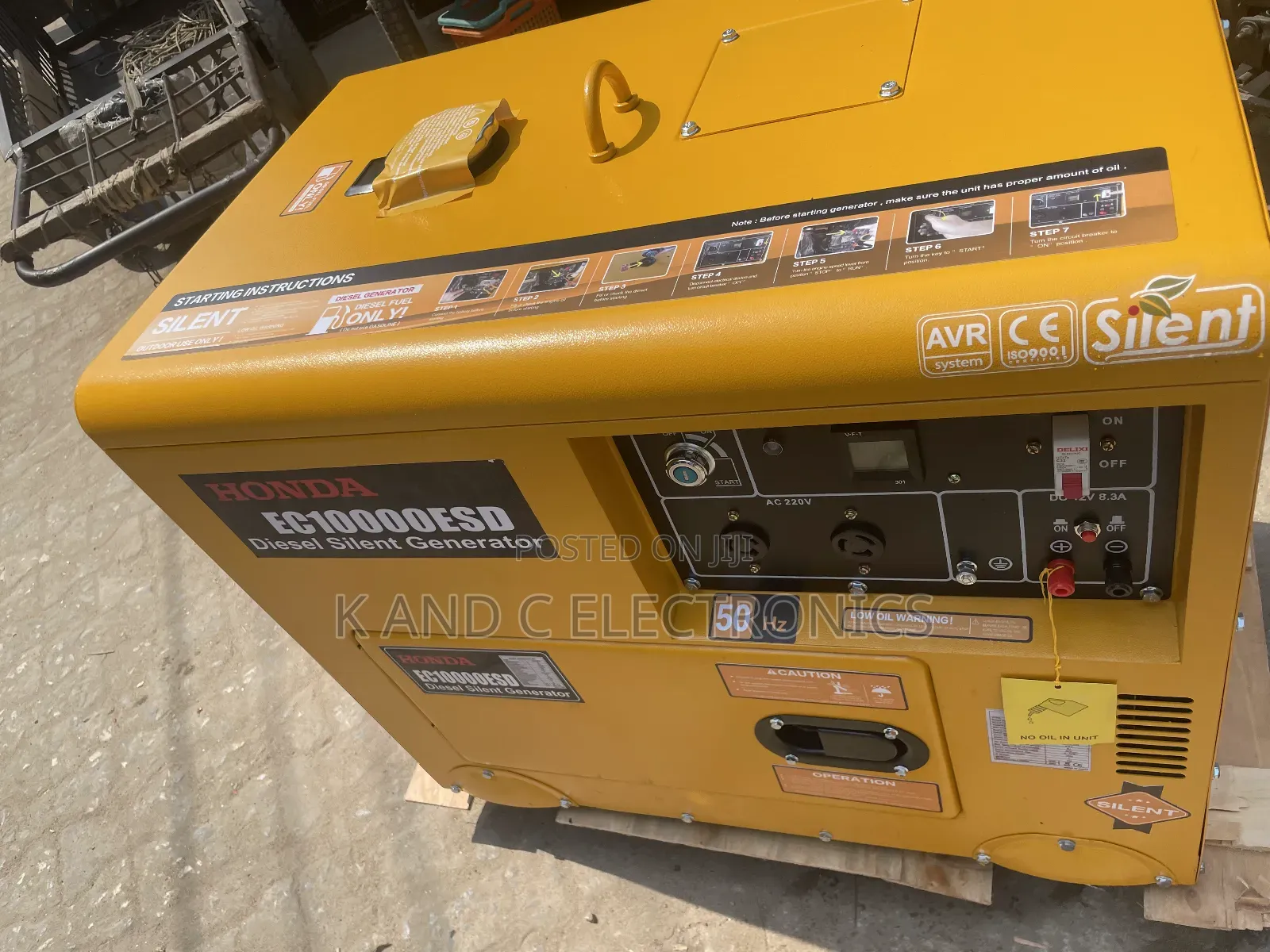 Honda 10kva Soundproof Diesel Generator 10o%Copper Wire