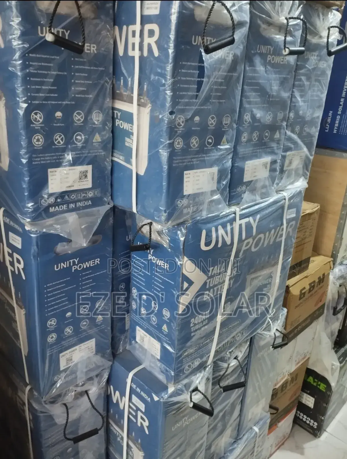 Unity Power Solar Tubular Battery