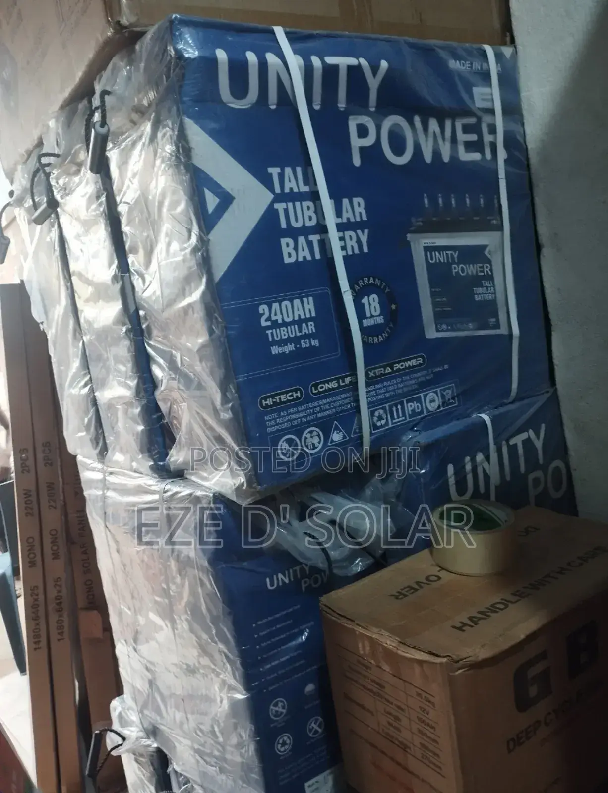 Unity Power Solar Tubular Battery