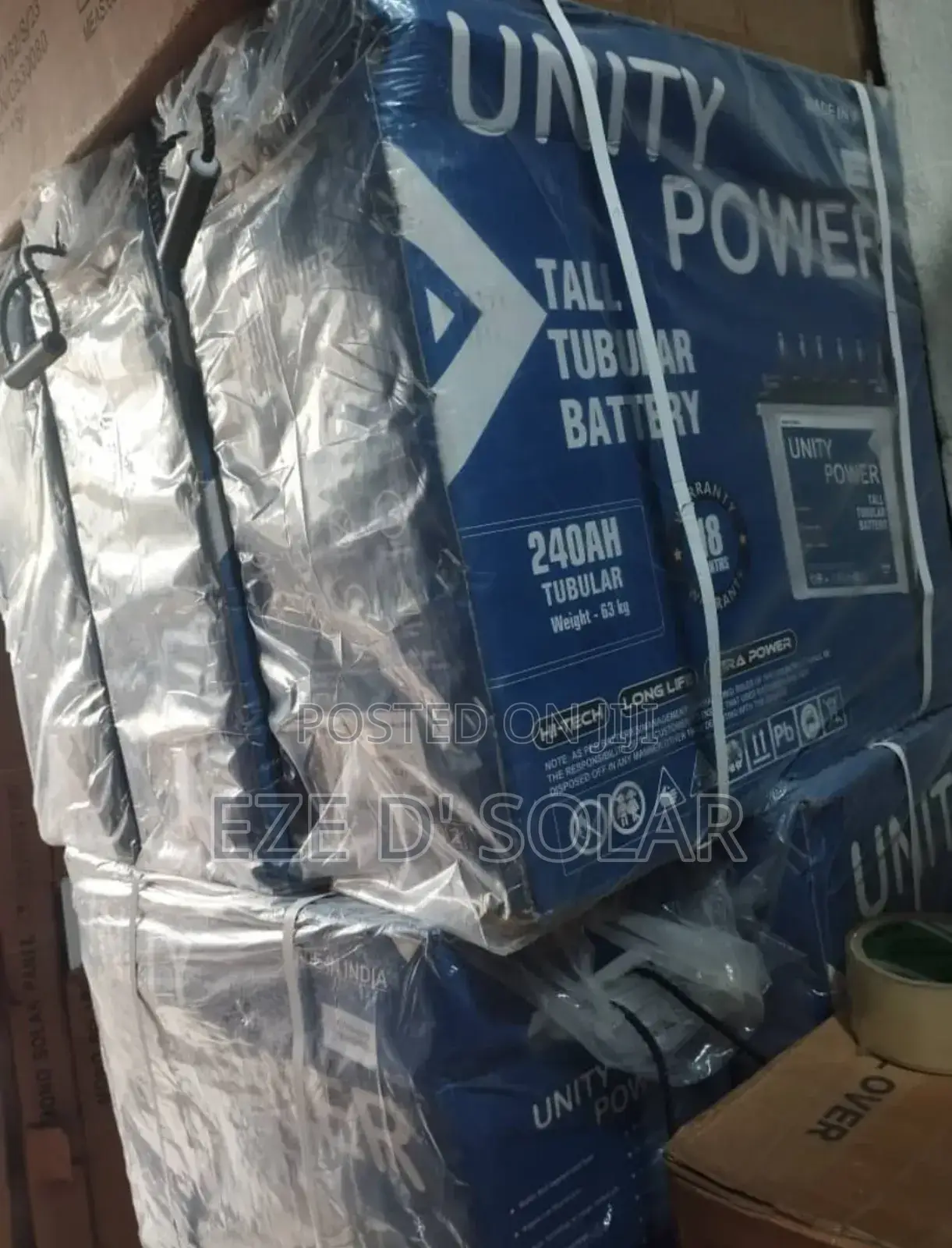 Unity Power Solar Tubular Battery