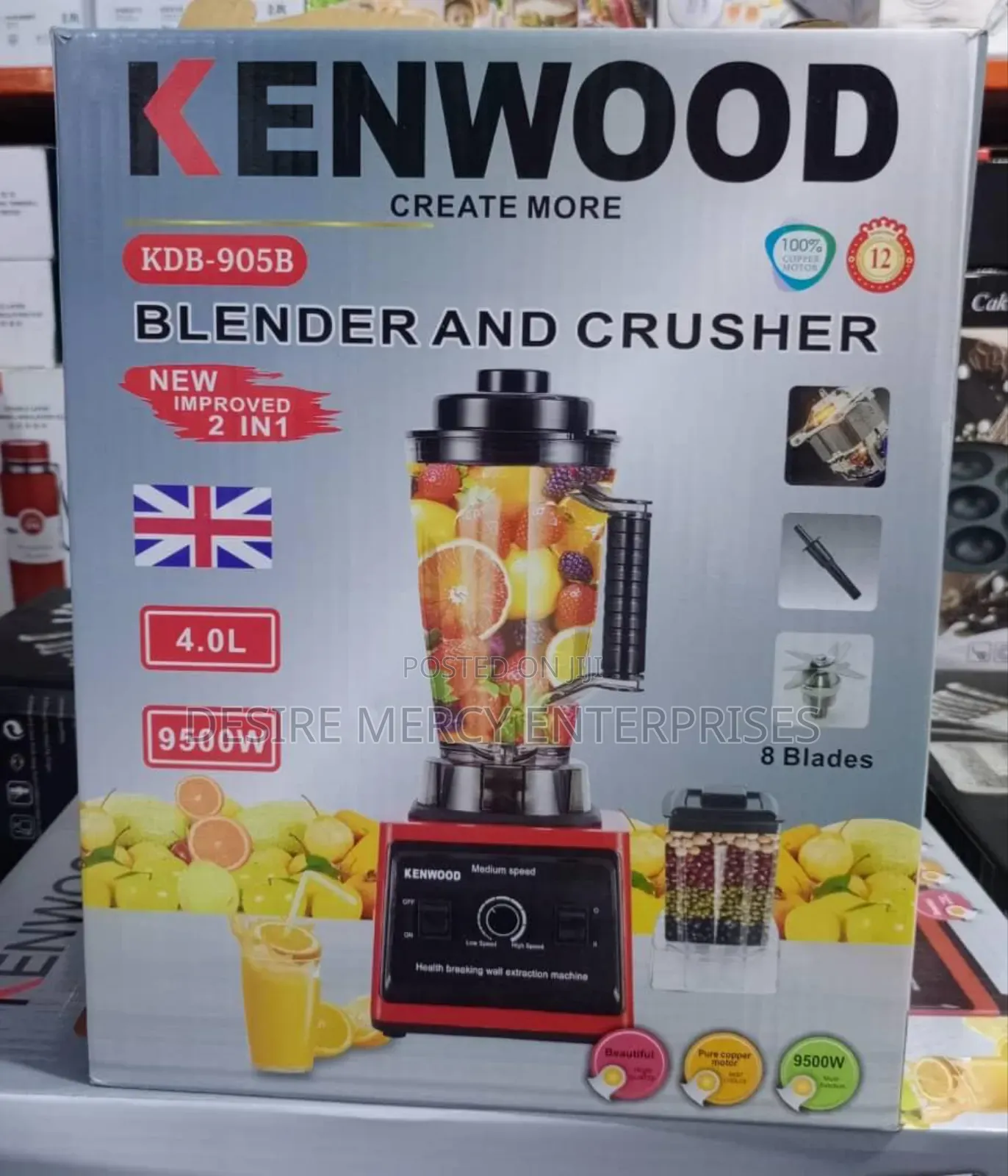 Kenwood Blender Crusher 4.0l