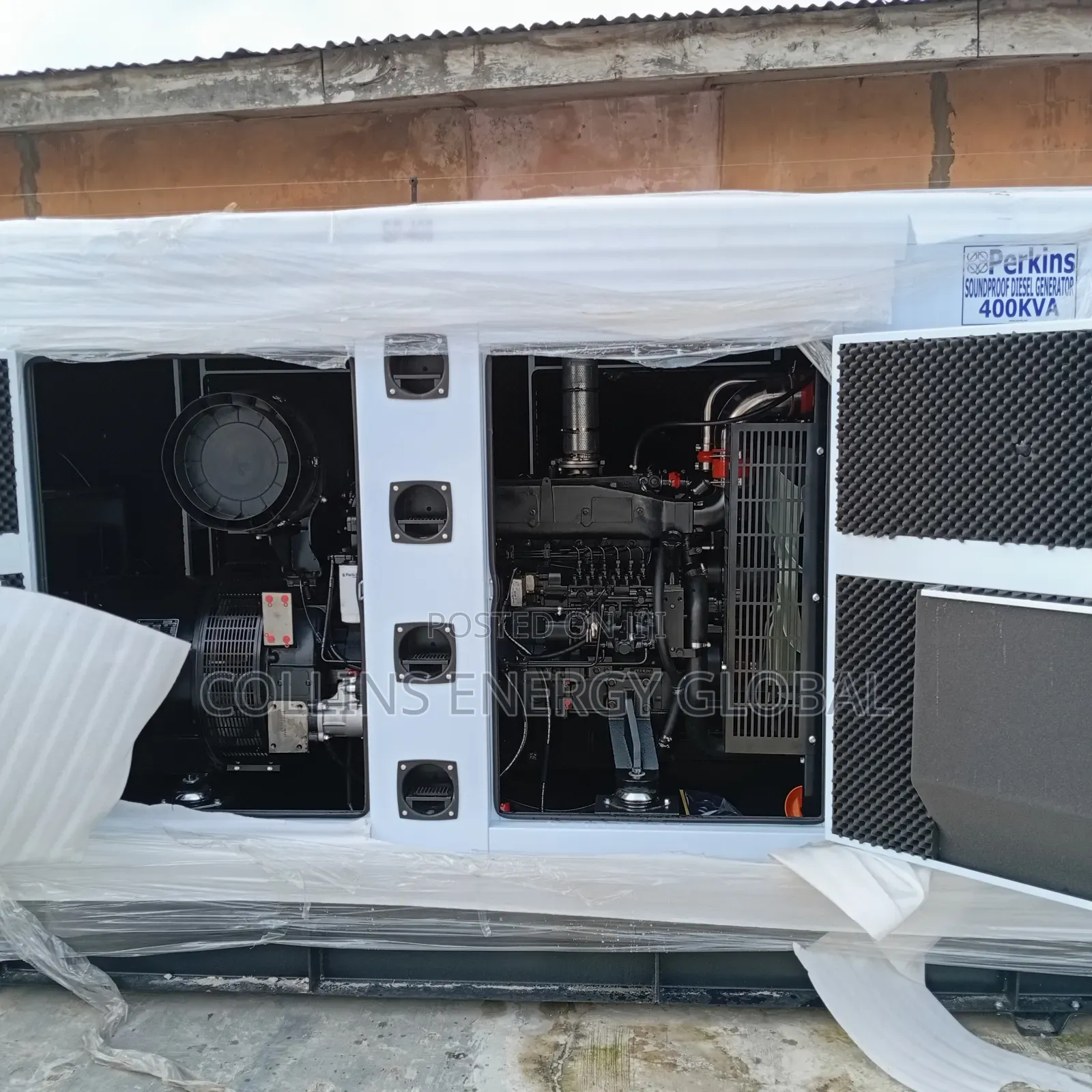 400 Kva Uk Perkins Soundproof Copper Coil Generator
