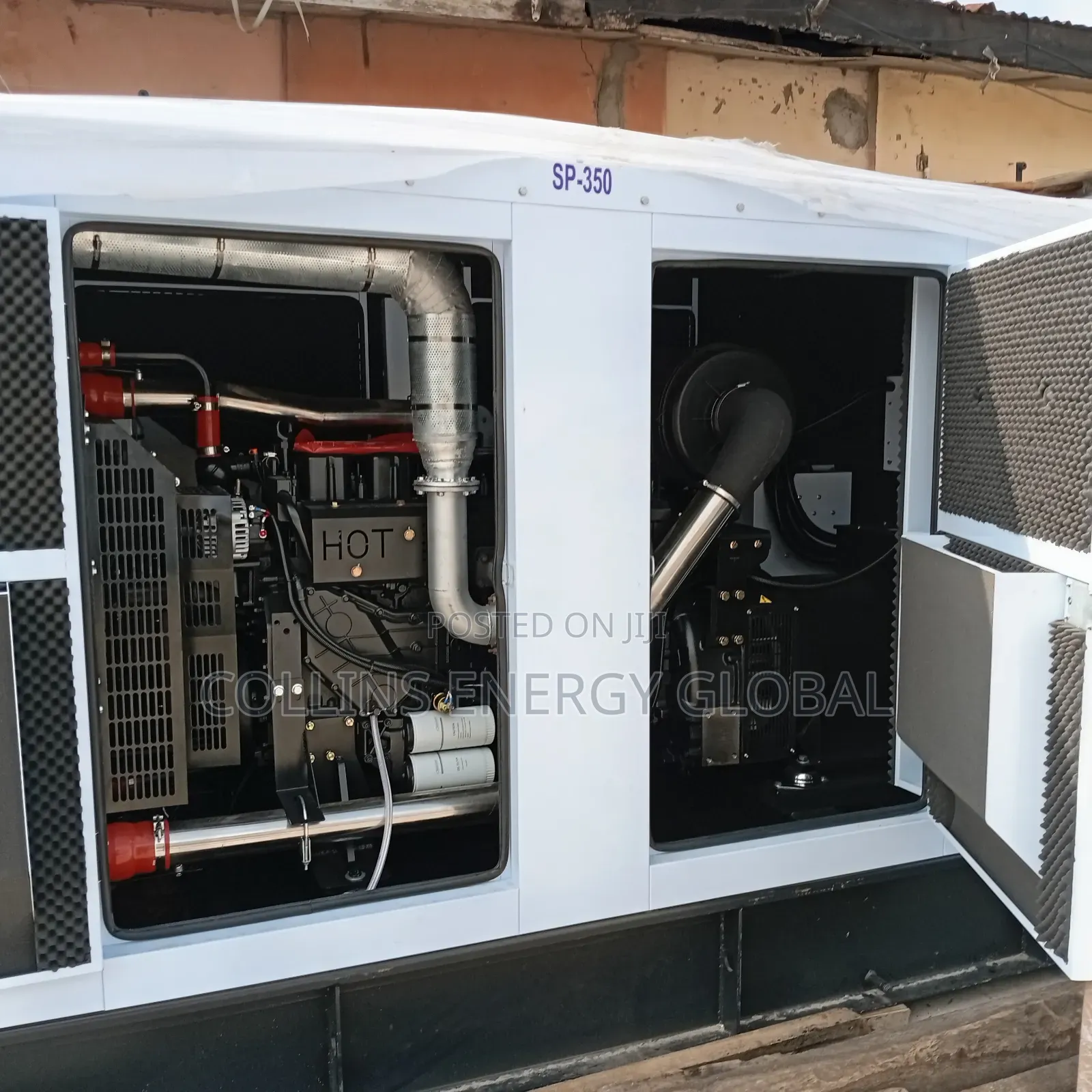350 Kva Uk Perkins Soundproof Copper Coil Generator