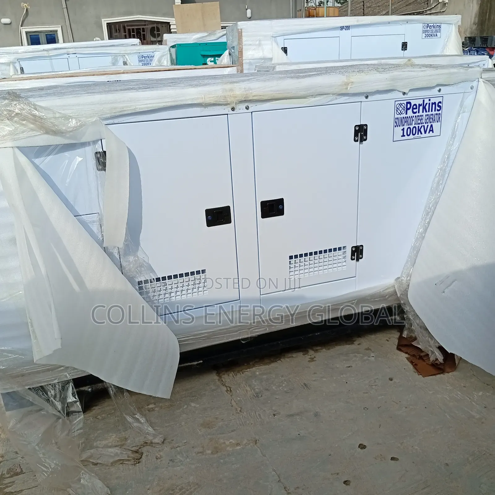 100 Kva Uk Perkins Soundproof Copper Coil Generator