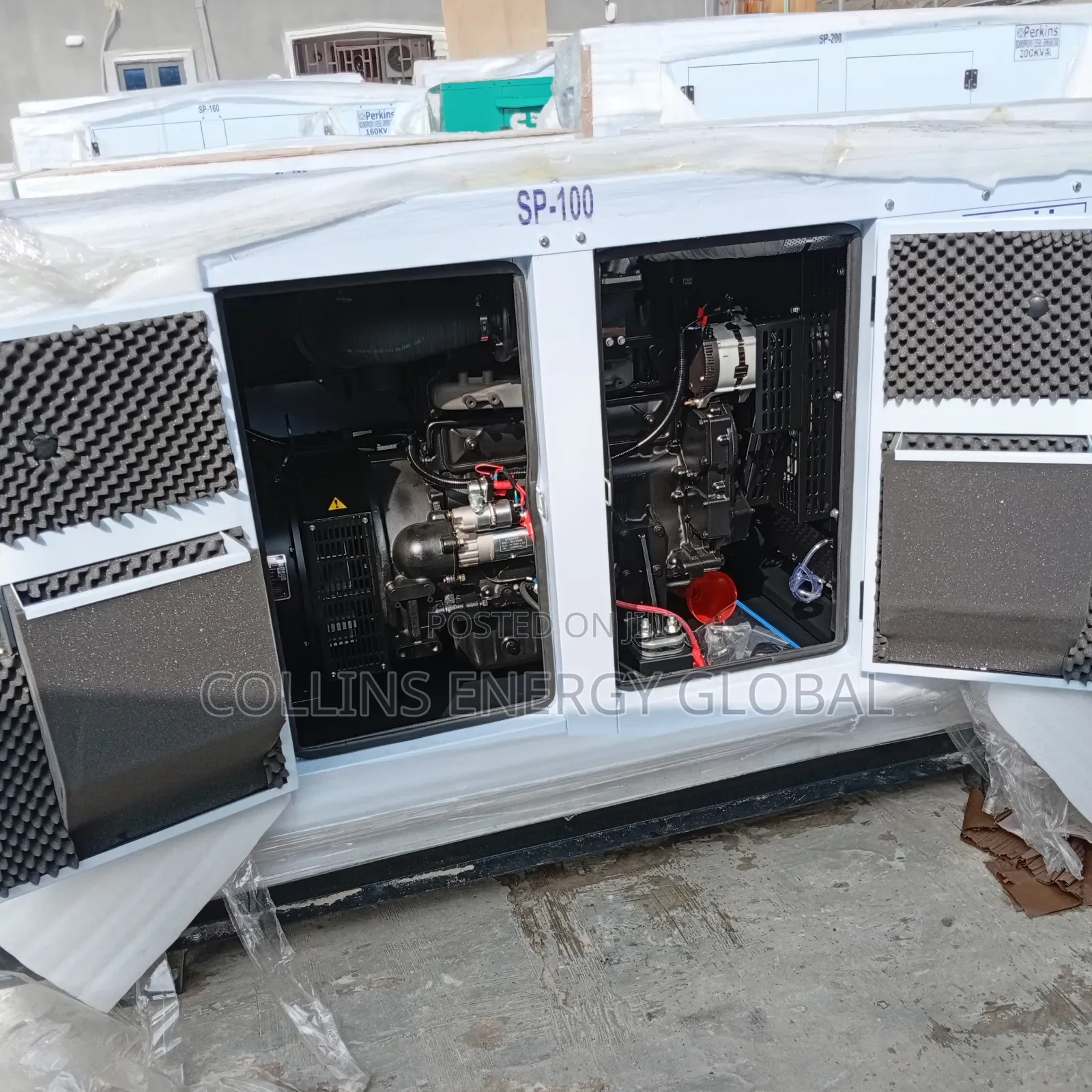100 Kva Uk Perkins Soundproof Copper Coil Generator