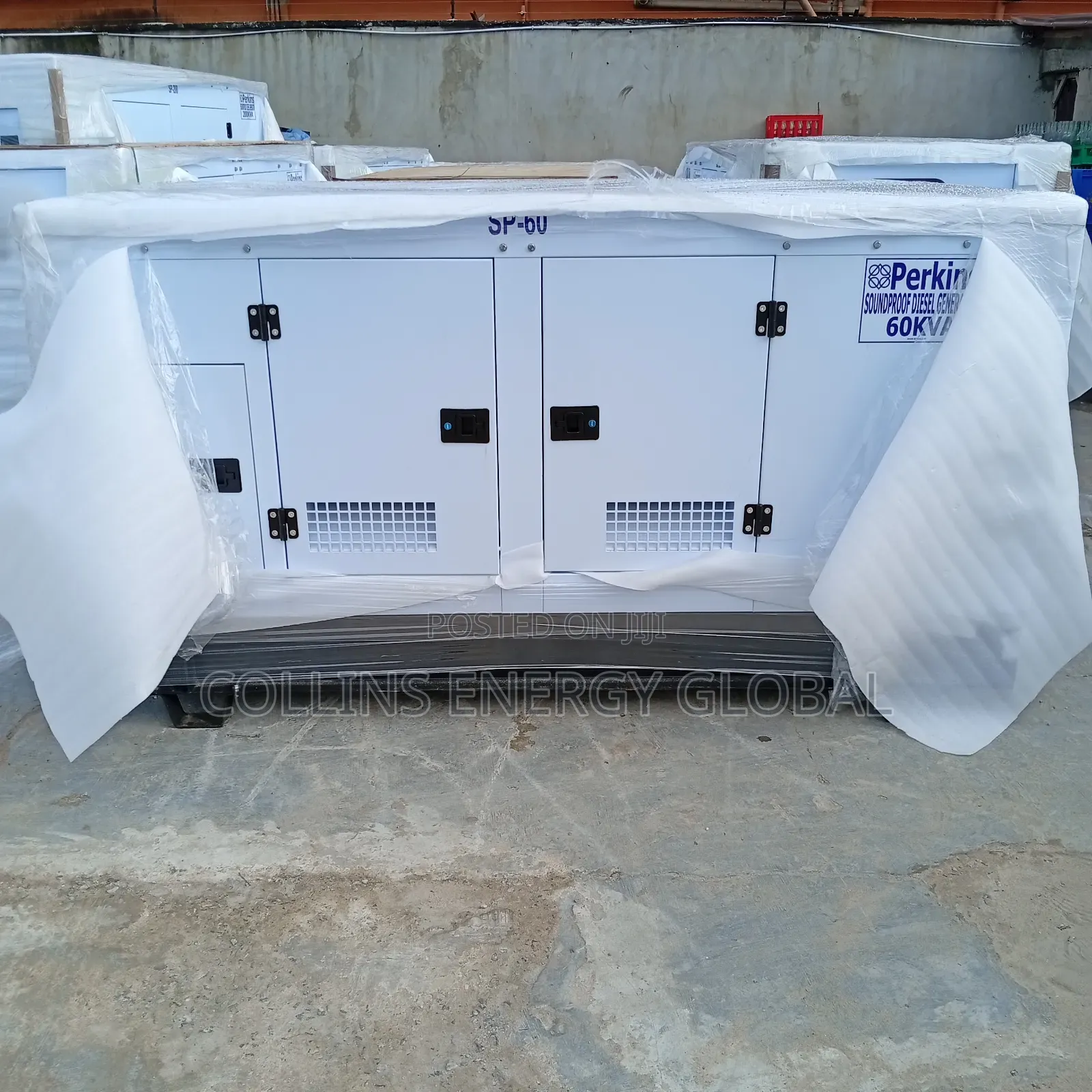 60 Kva Uk Perkins Soundproof Copper Coil Generator