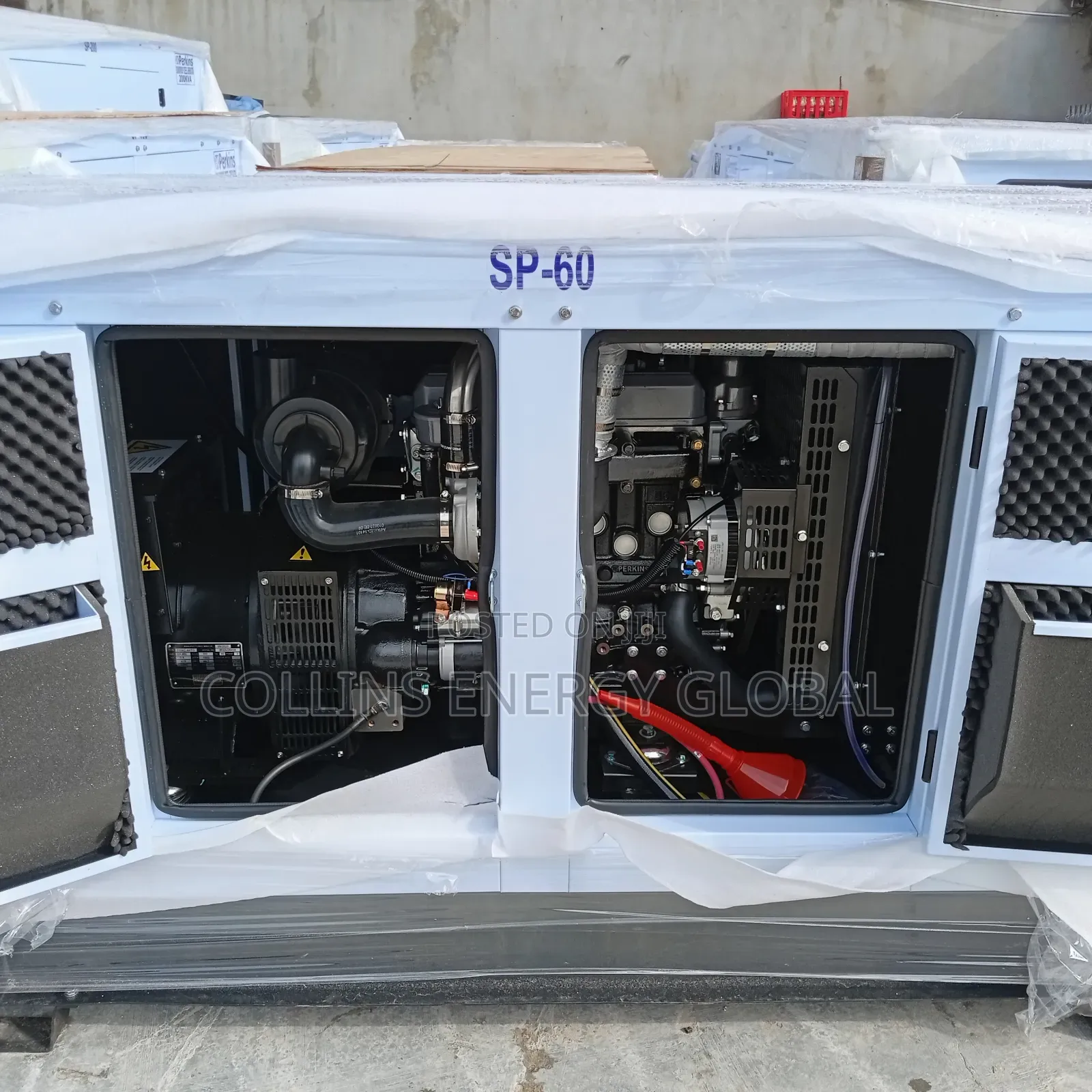60 Kva Uk Perkins Soundproof Copper Coil Generator