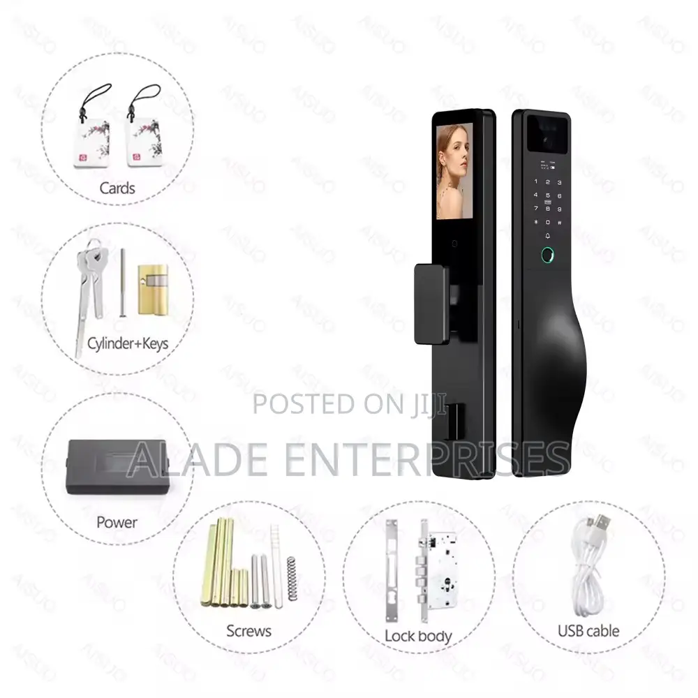 Wifi Video Intercom Smartlock 3d Facial Recognition Visual