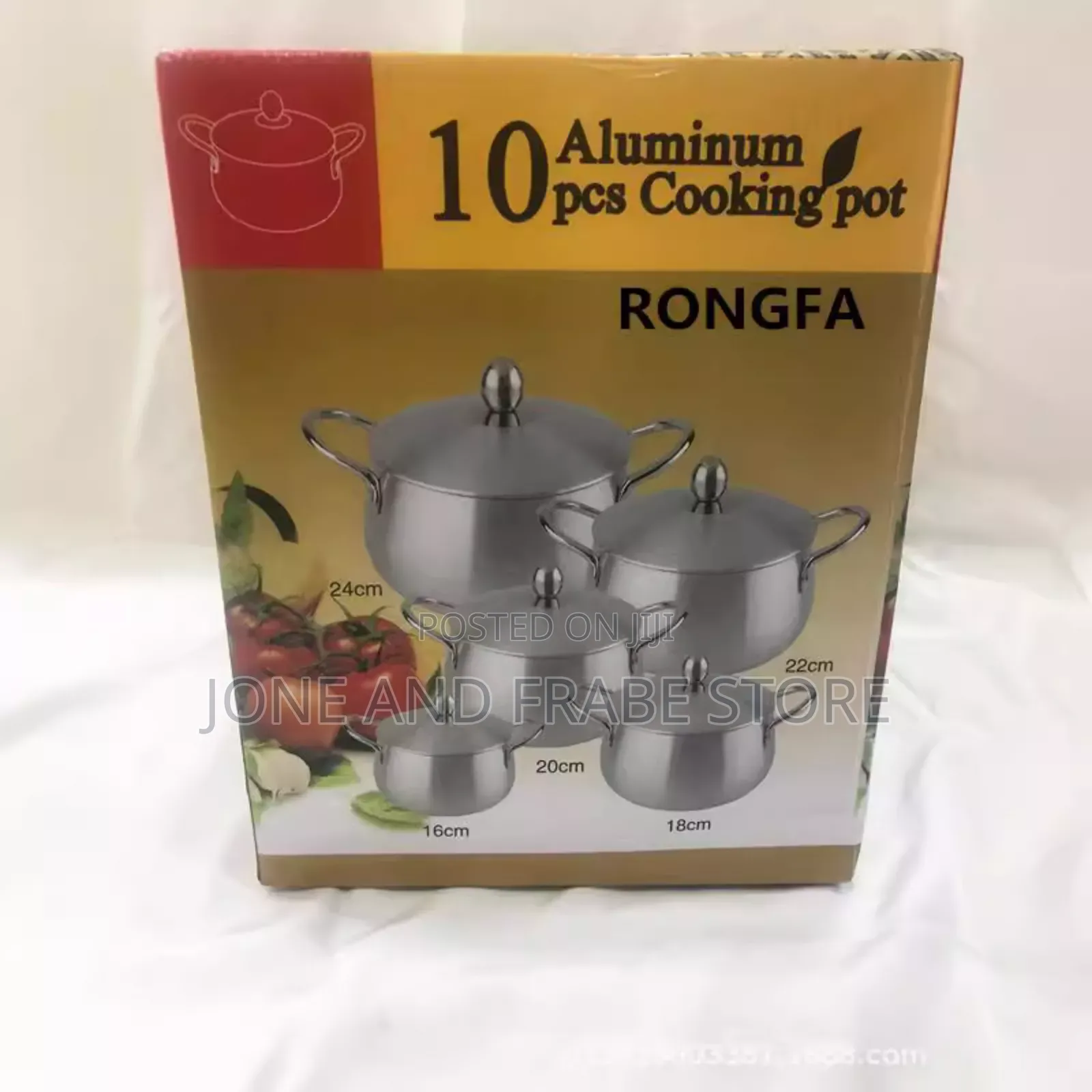 5pcs Sets Rongfa Aluminium Pot