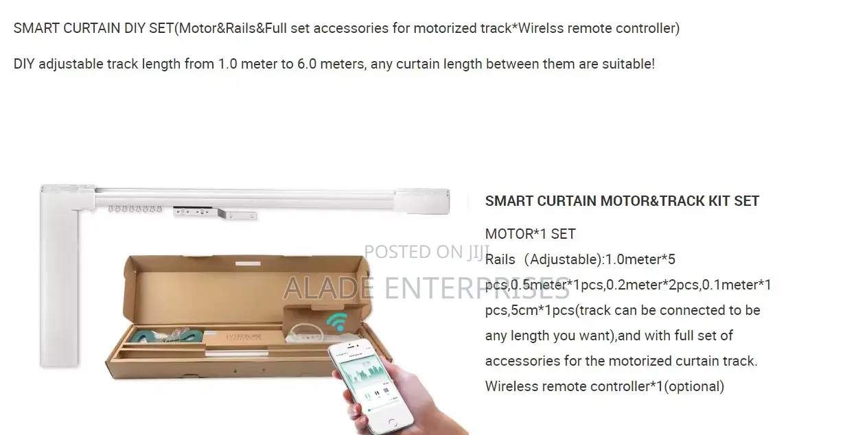 Curtains System Track Motor Wifi Tuya 4.2 Meters
