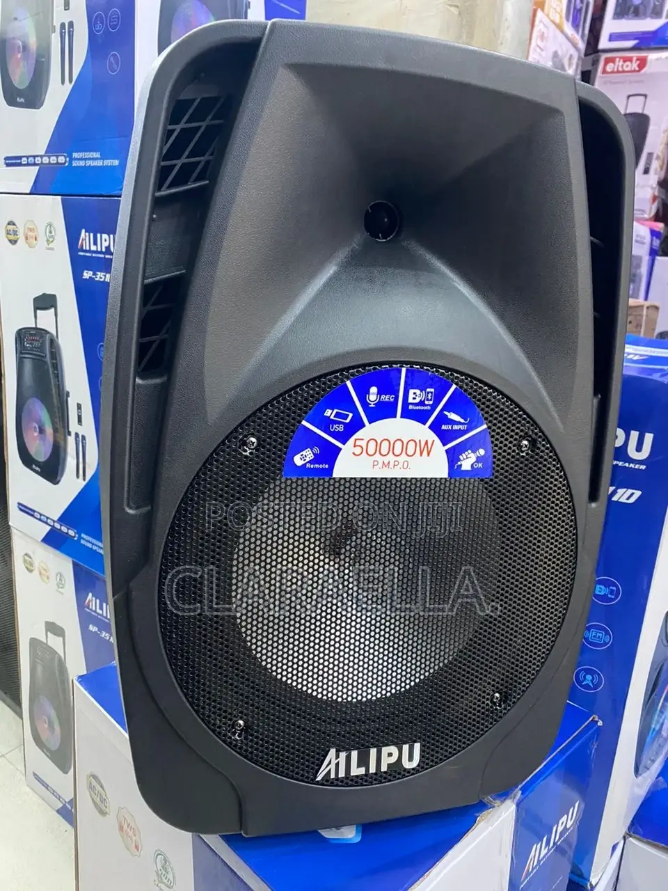 Ailipu 12-Inch Rechargeable Public Address (Pa) System Speak