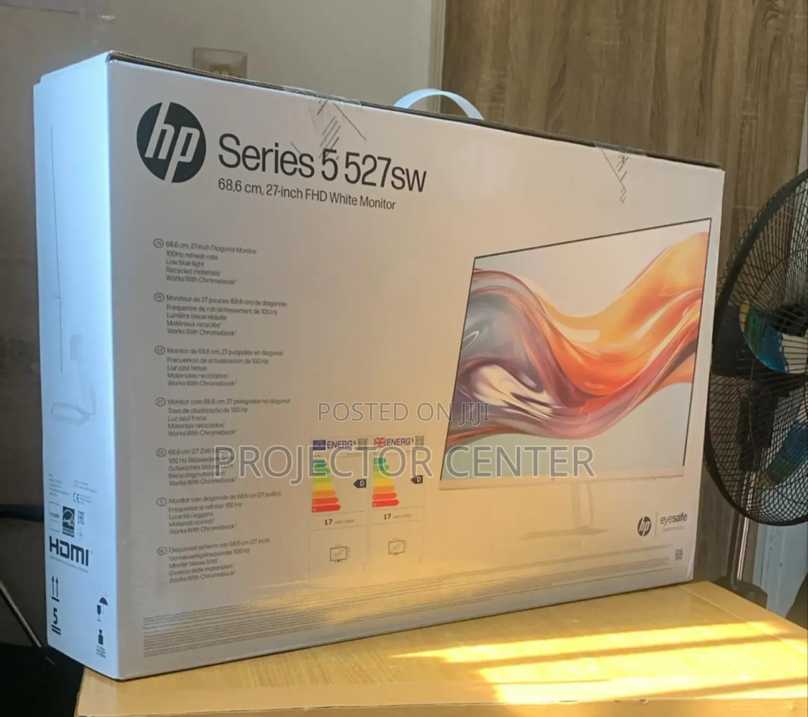Hp Series 5 68.6cm 27inch FHD White Monitor - Model -527sw