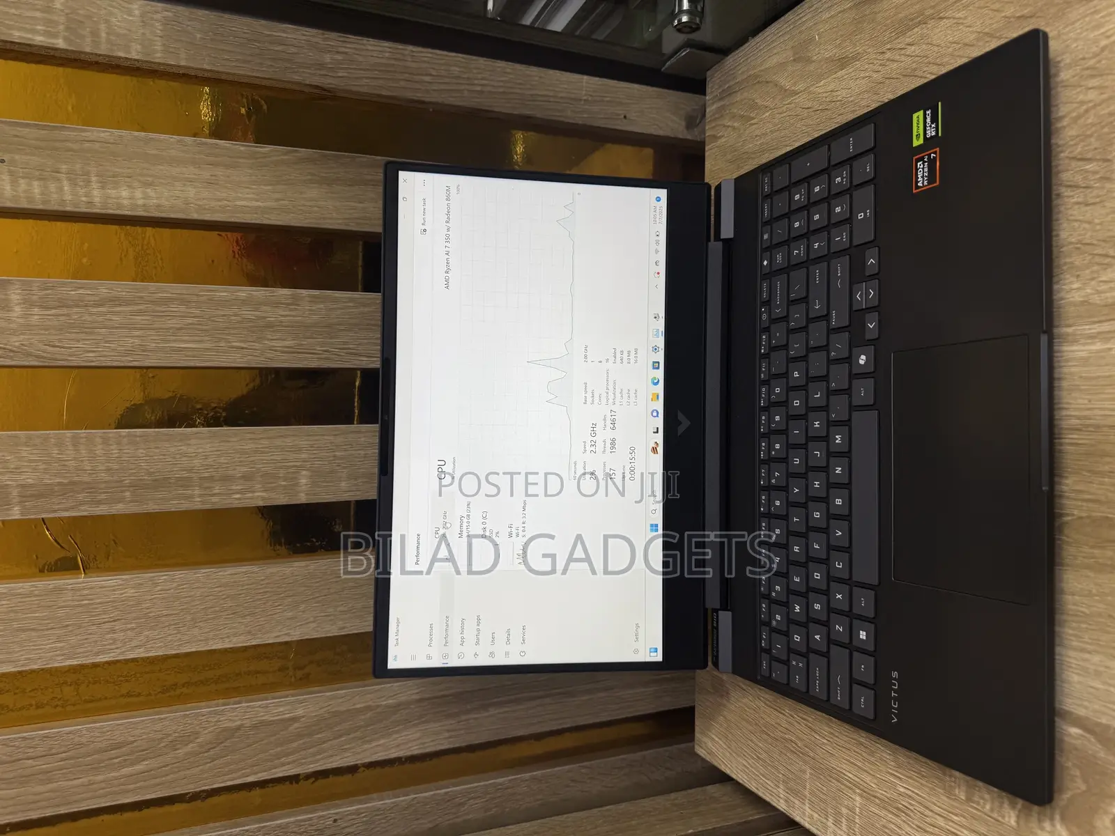 Laptop HP Victus 15 16GB AMD Ryzen 7 SSD 1T