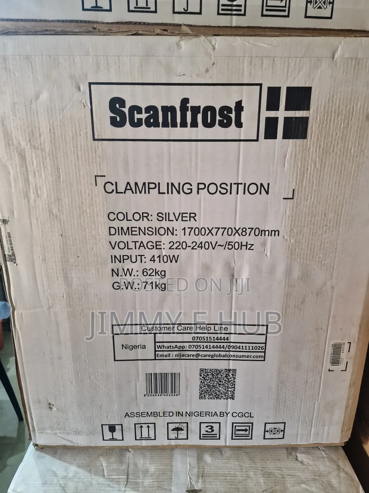 Scanfrost 500l Double Door Inverter Freezer