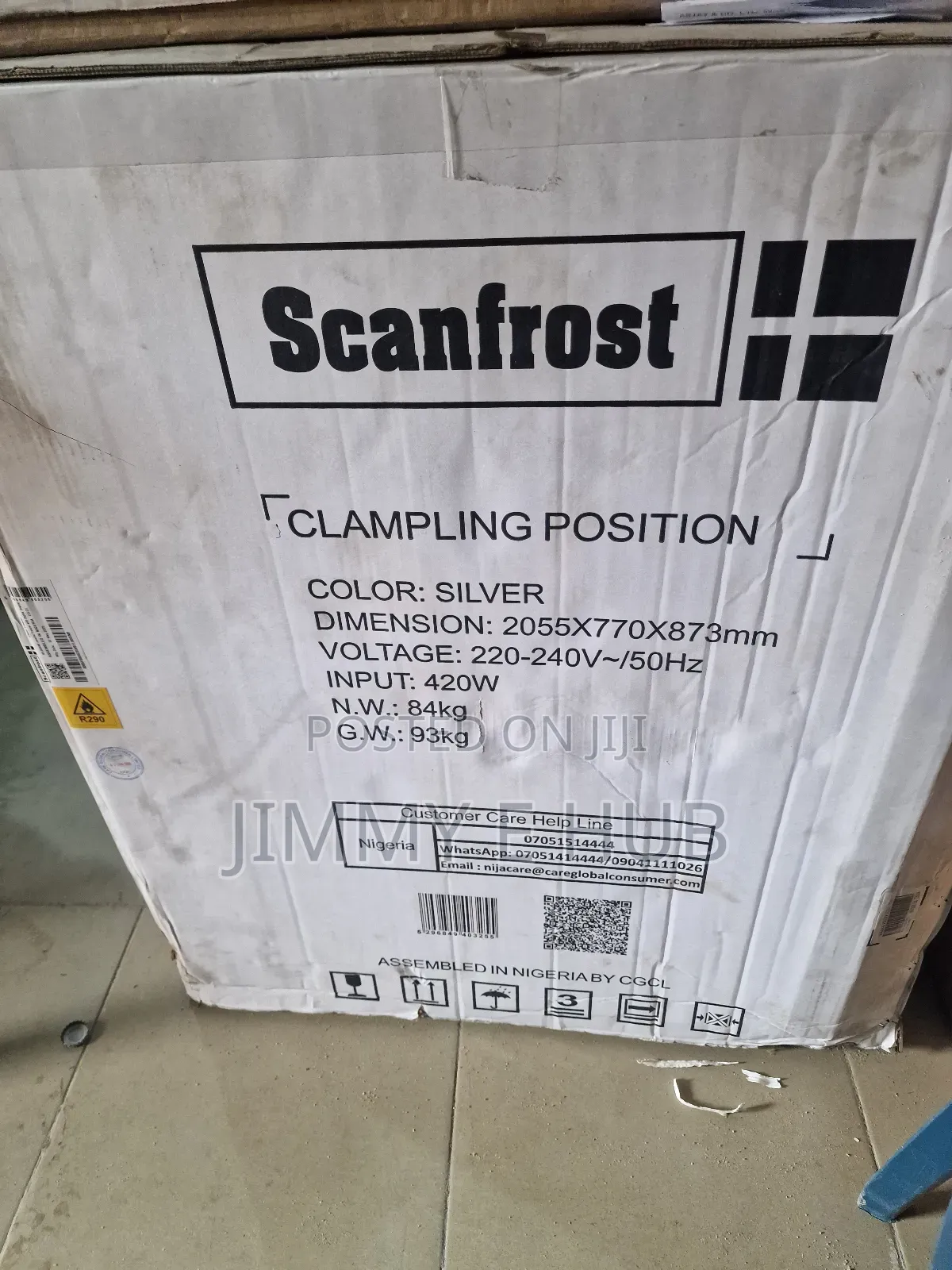 Scanfrost 600l Double Door Inverter Freezer