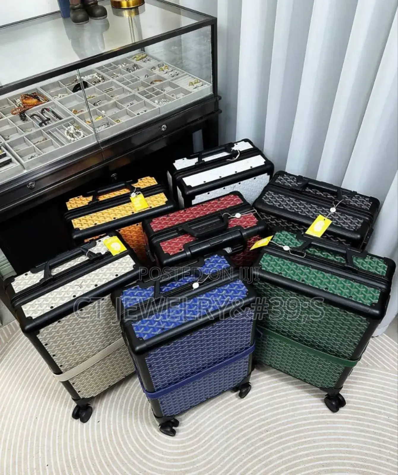 Goyard Luggage Trunk Sizes In L28/M24/S20 With Duffle Bag