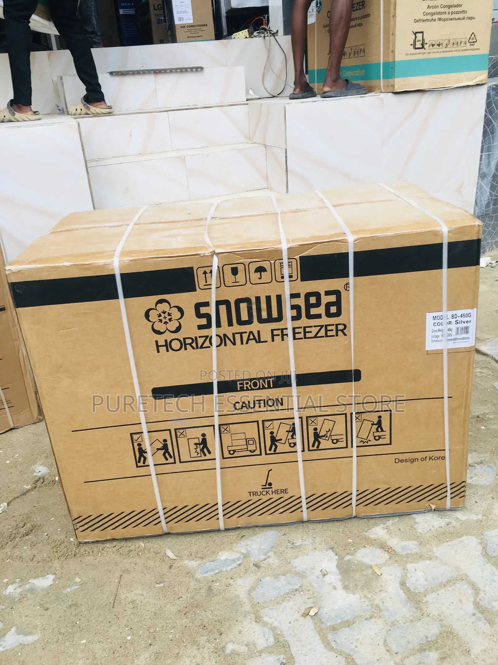 New Snowsea Chest Freezer With Inner Glass 450g