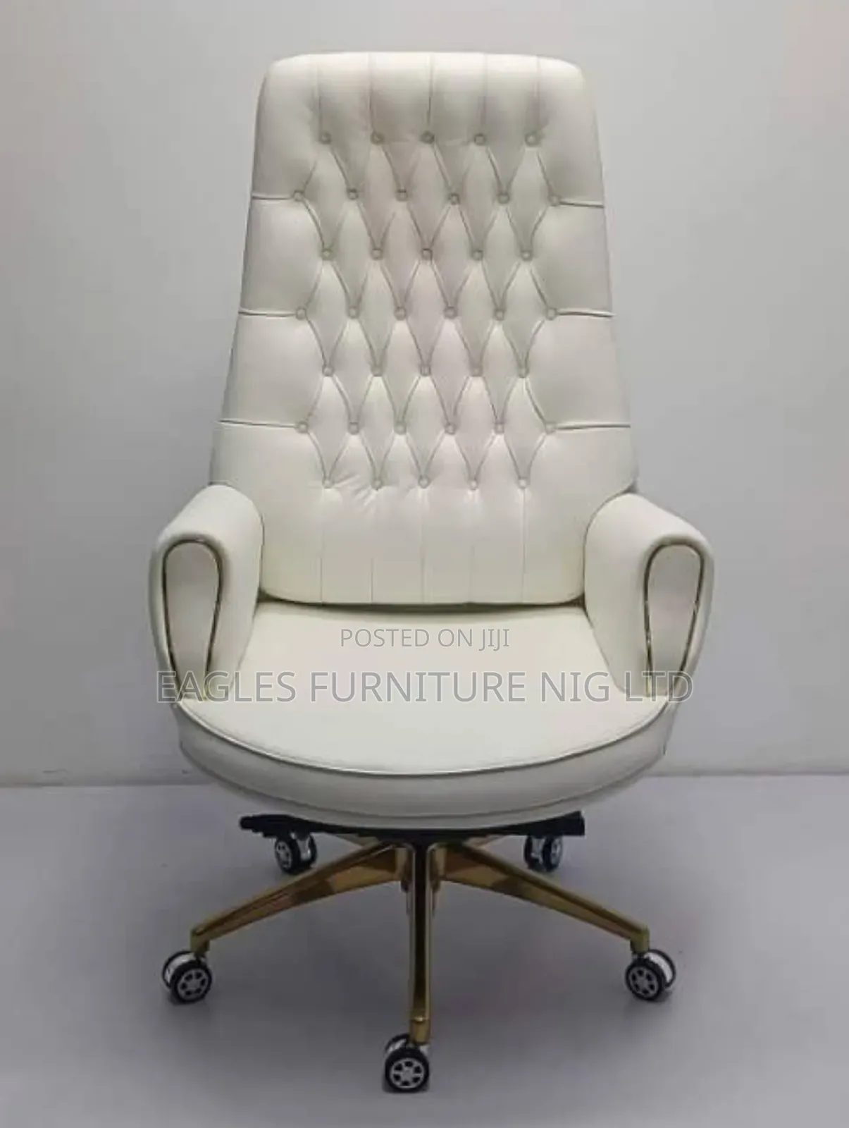 Luxury 100% Pure Skin Leather Swivel Executive Office Chair