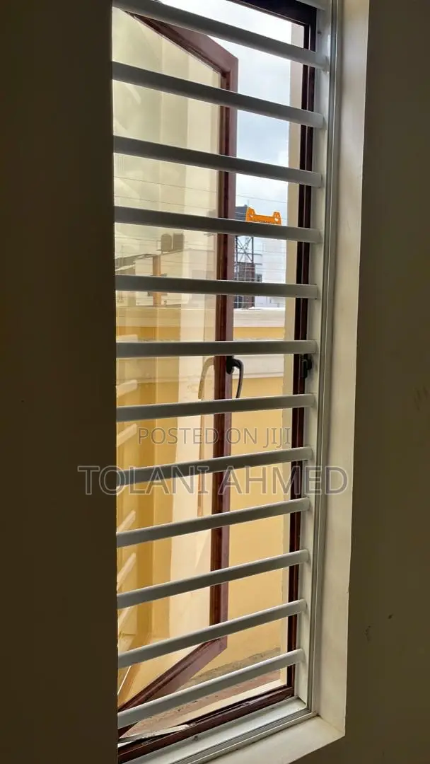 Casement Window With Burglary and Net