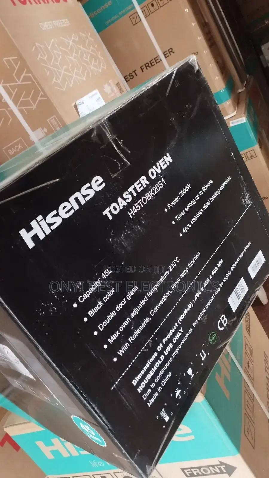 Hisense Toaster Oven 45l 2000w