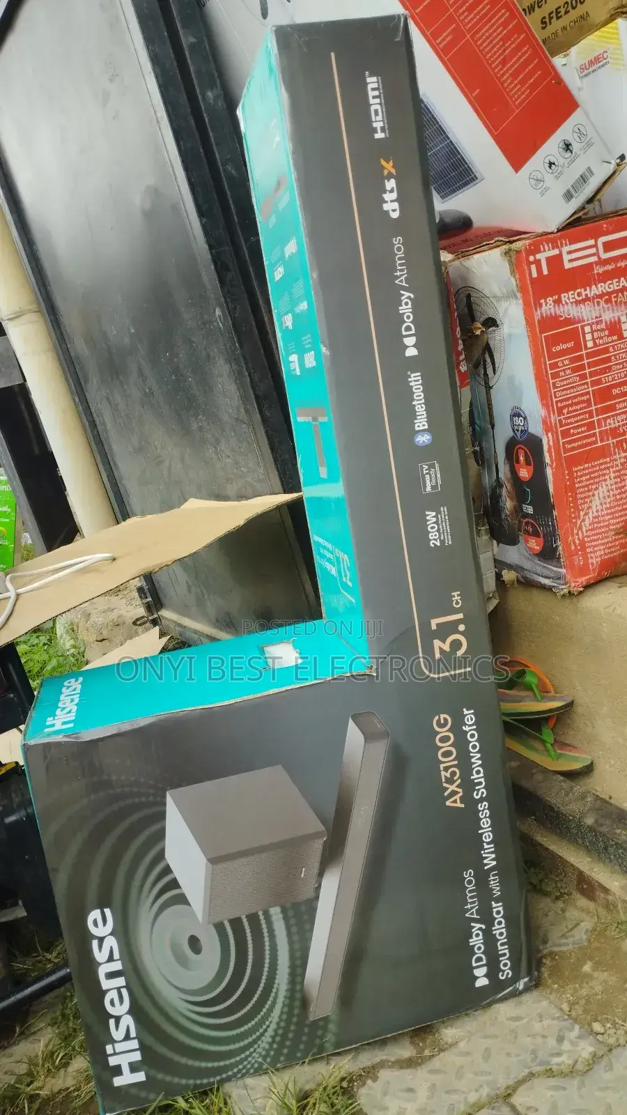 Hisense Ax3100g 3.1ch 280w Soundbar With Wireless Subwoofer