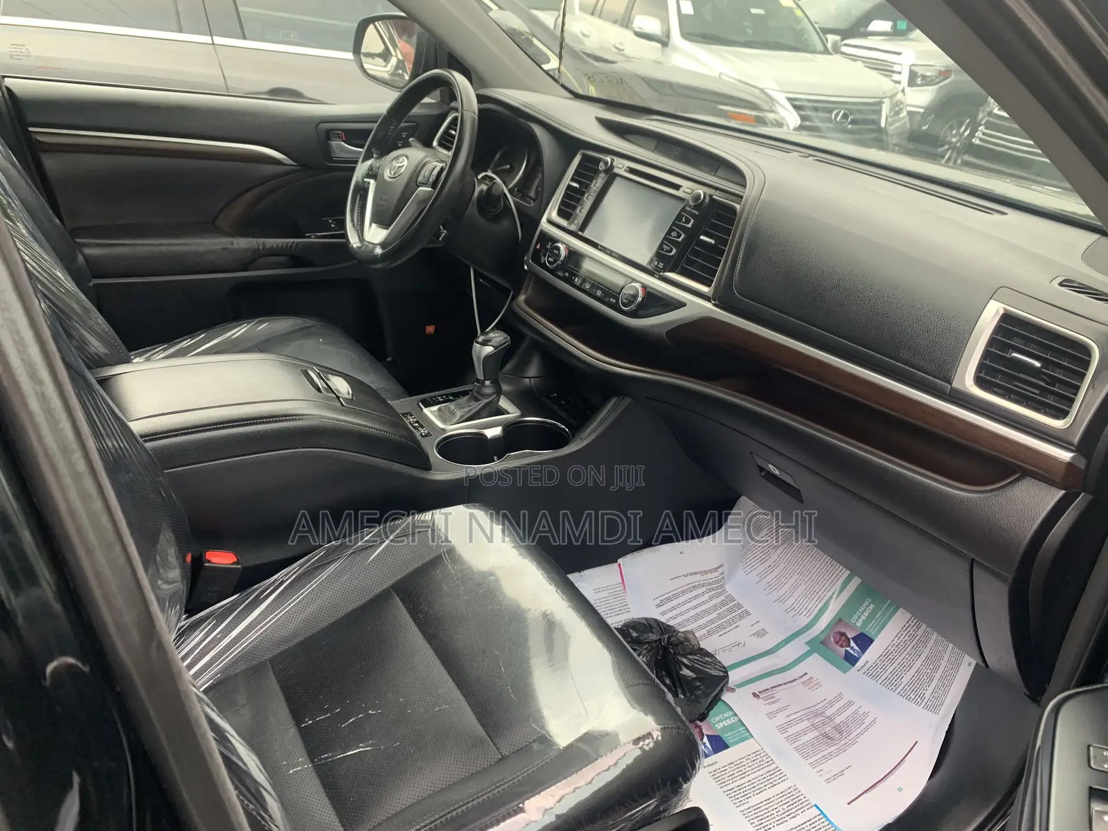 Toyota Highlander Limited Platinum V6 4x2 (3.5L 6cyl 6A) 2016 Black