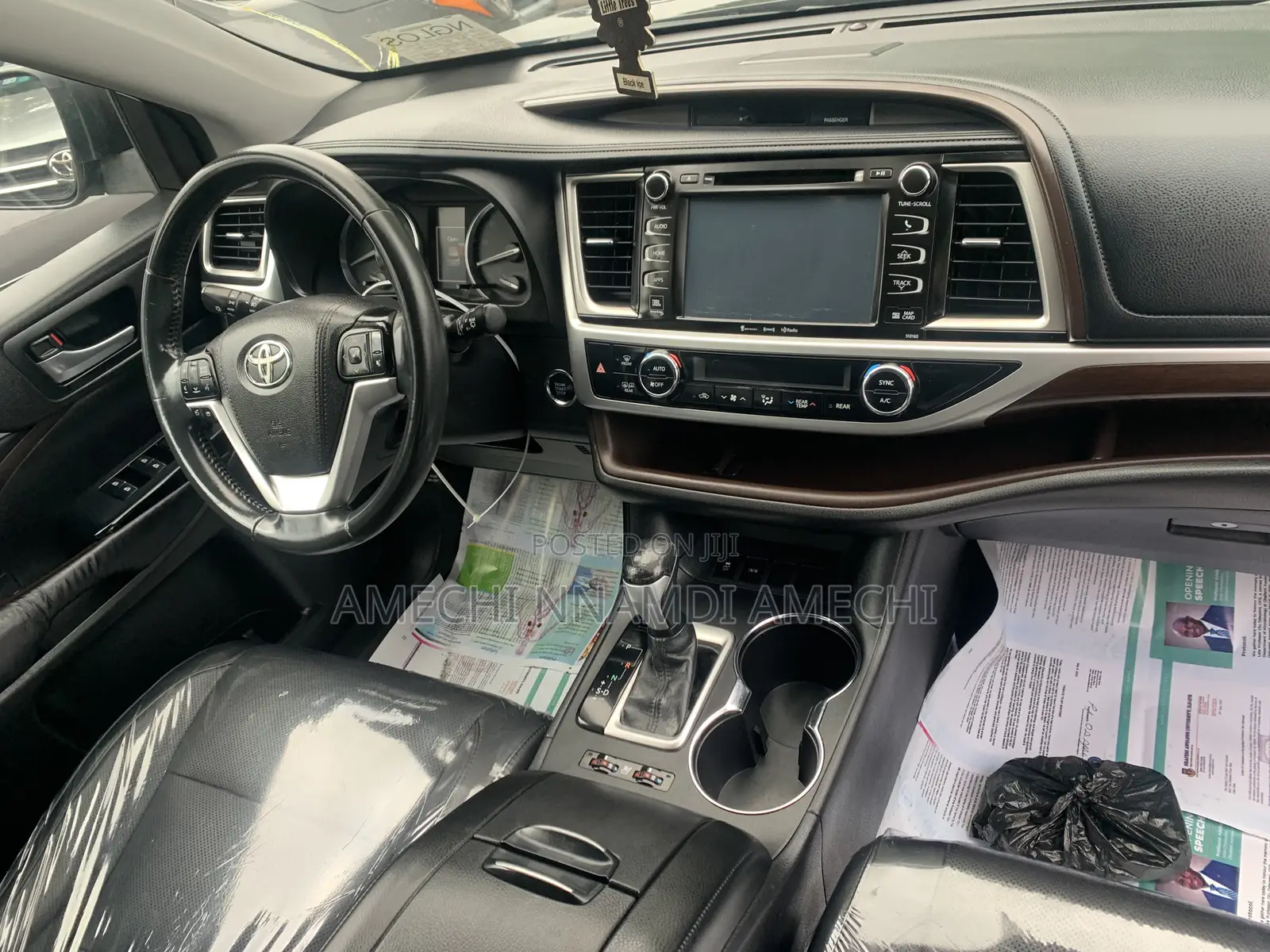 Toyota Highlander Limited Platinum V6 4x2 (3.5L 6cyl 6A) 2016 Black