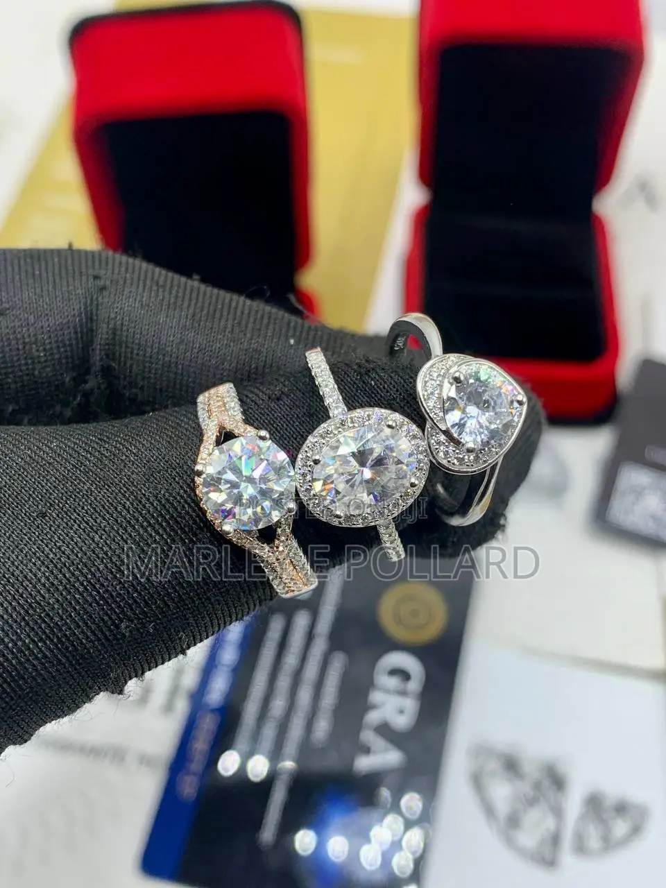 VVS Moissanite Engagement Rings