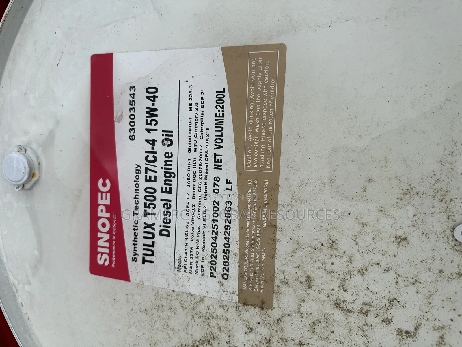 Heavy Machine Diesel Engine Oil 20w-50 15w-40