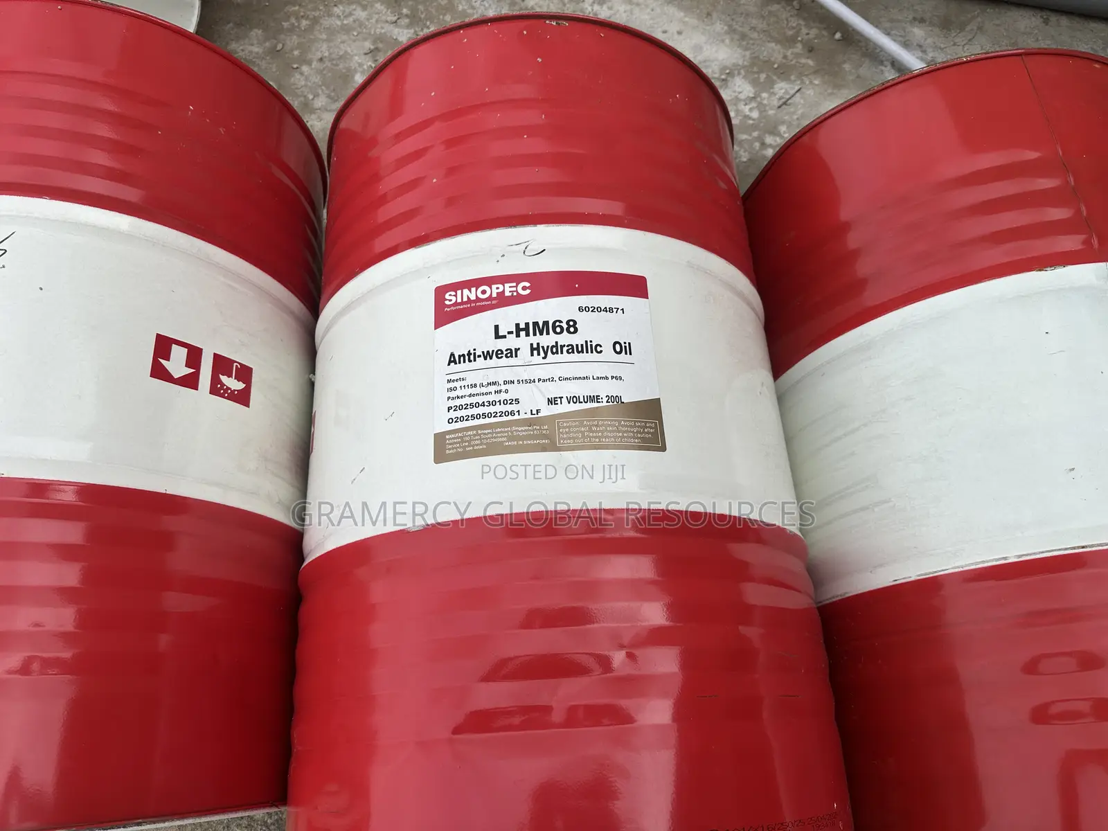 Heavy Machinery Anti- Wear Hydraulic Oil -200l