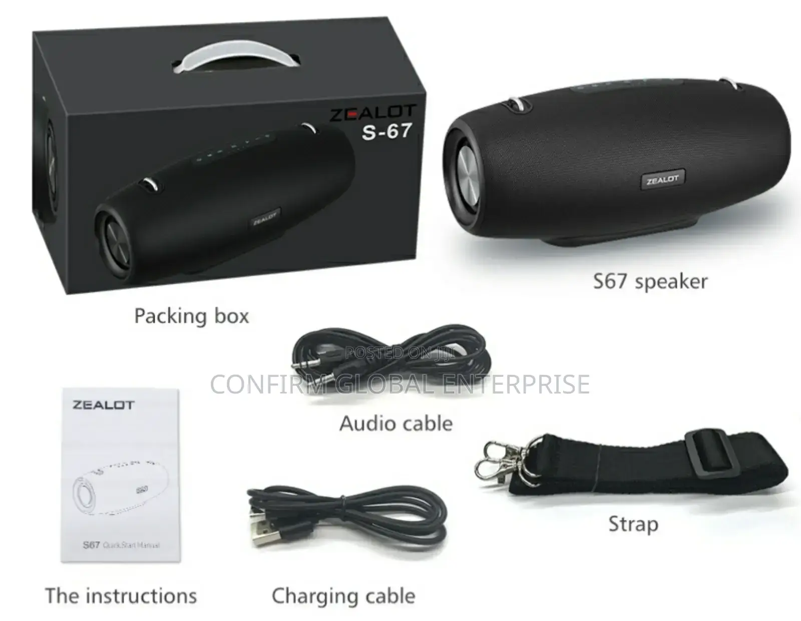 Zealot S67 Bluetooth Speaker