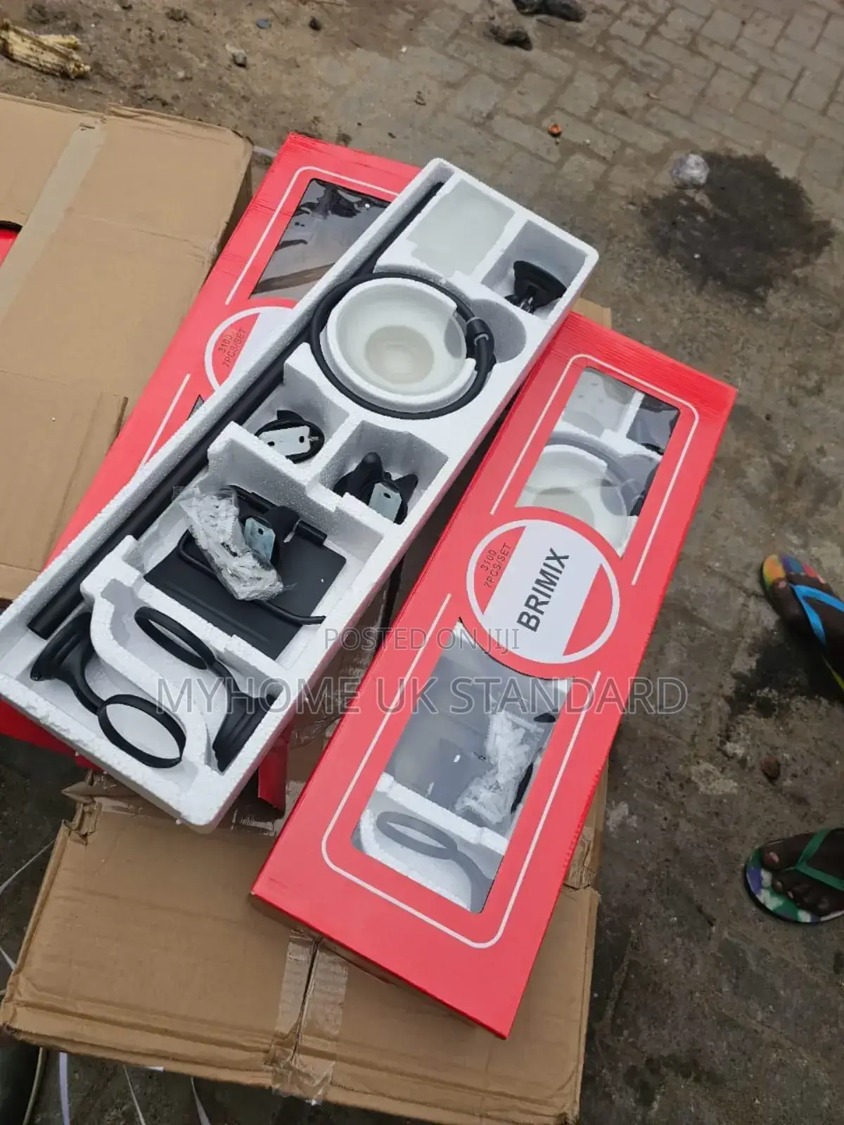 Brimix Toilet Accessories in One Set.