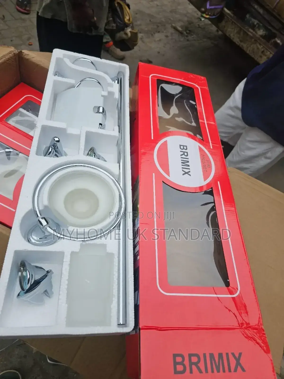 Brimix Toilet Accessories in One Set.