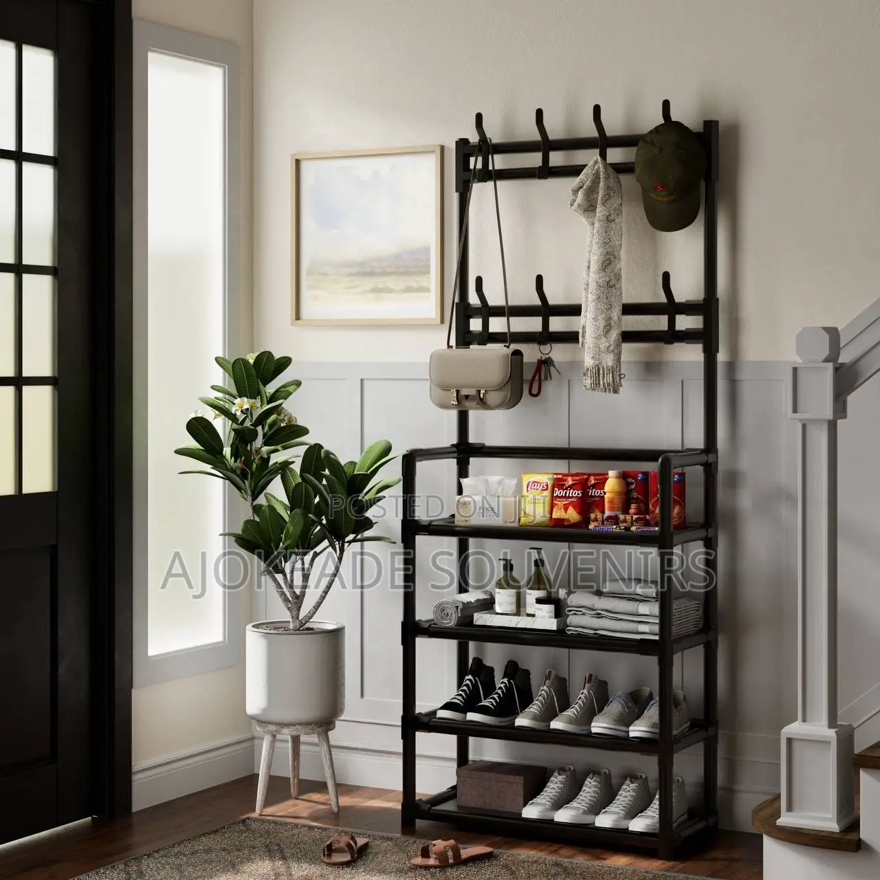 Shoe And Bag Rack
