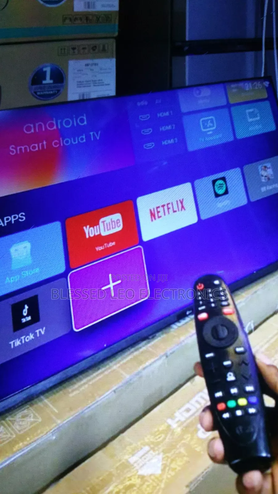 Lg 50inches Frameless Smart Tv With Upgrade Ram 8gb Rom