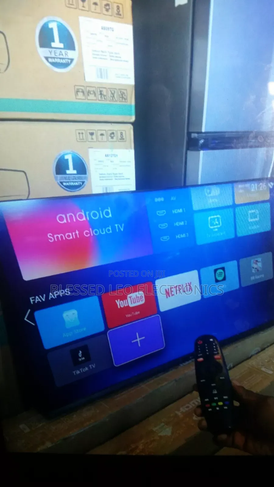 50 Inches With Durable and Flame Less Tv