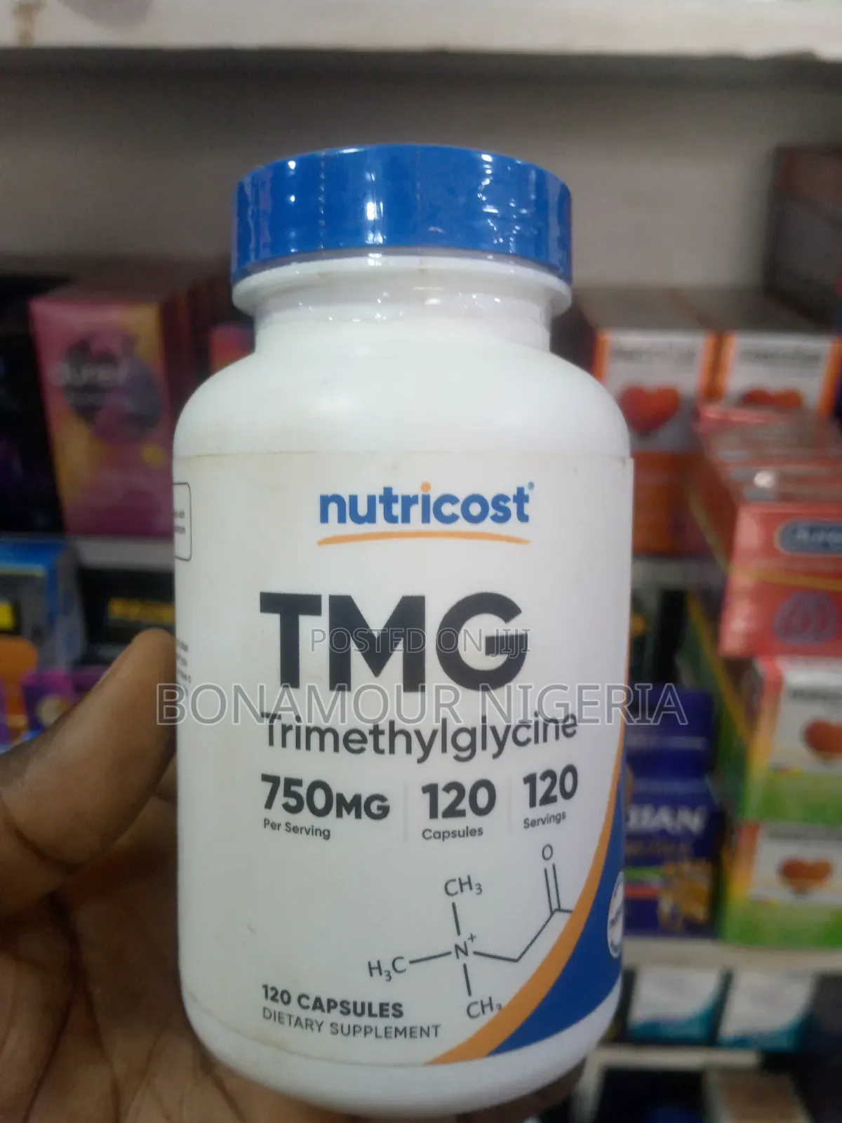 Nutricost TMG (Trimethylglycine) 750mg X120 Caps
