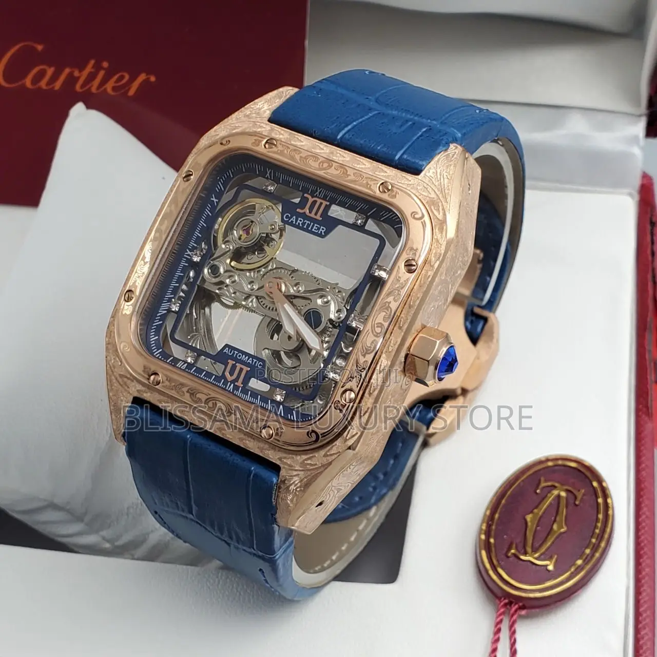 Cartier Premium Luxury Men Wristwatch–Stylish, Durable Classy Design