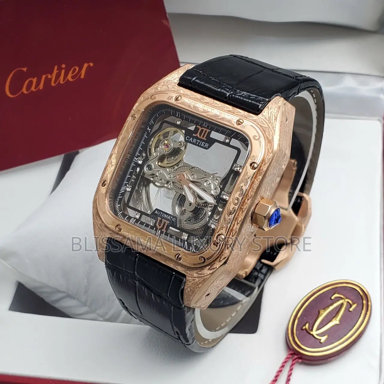 Cartier Premium Luxury Men Wristwatch–Stylish, Durable Classy Design