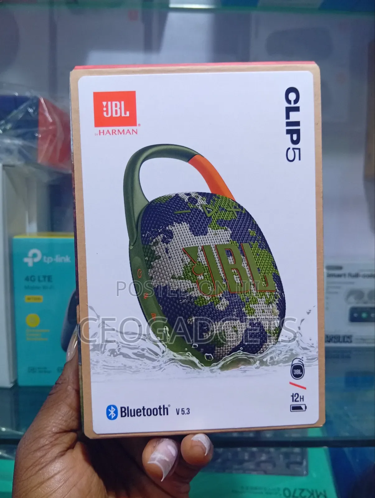 JBL Clip 5 - Ultra-Portable
Speaker