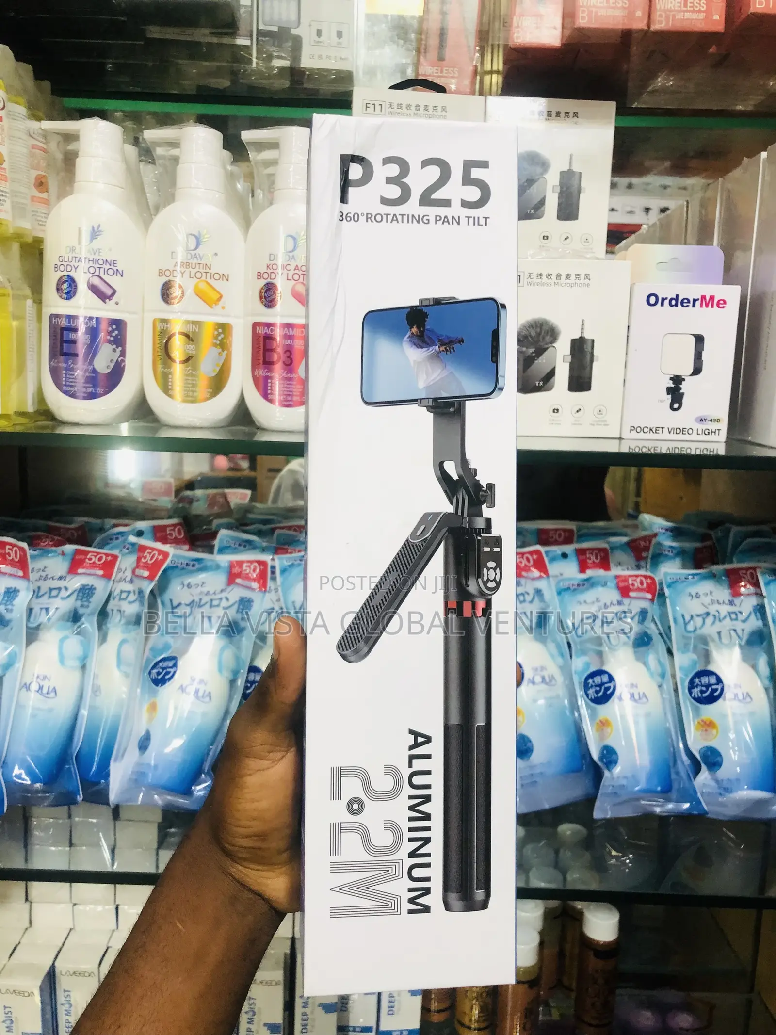 P325 2.2 Aluminium Selfie Stick Tripod