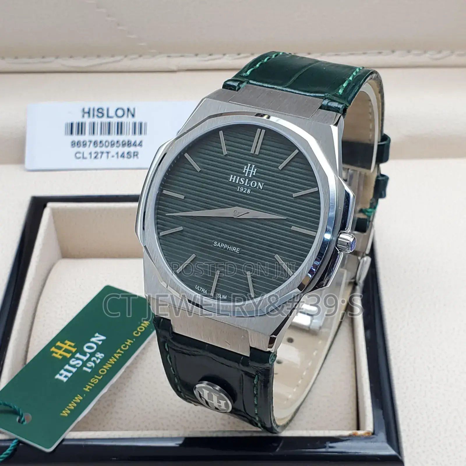 Hislon Men's Watch Ultra Slim Sapphire
