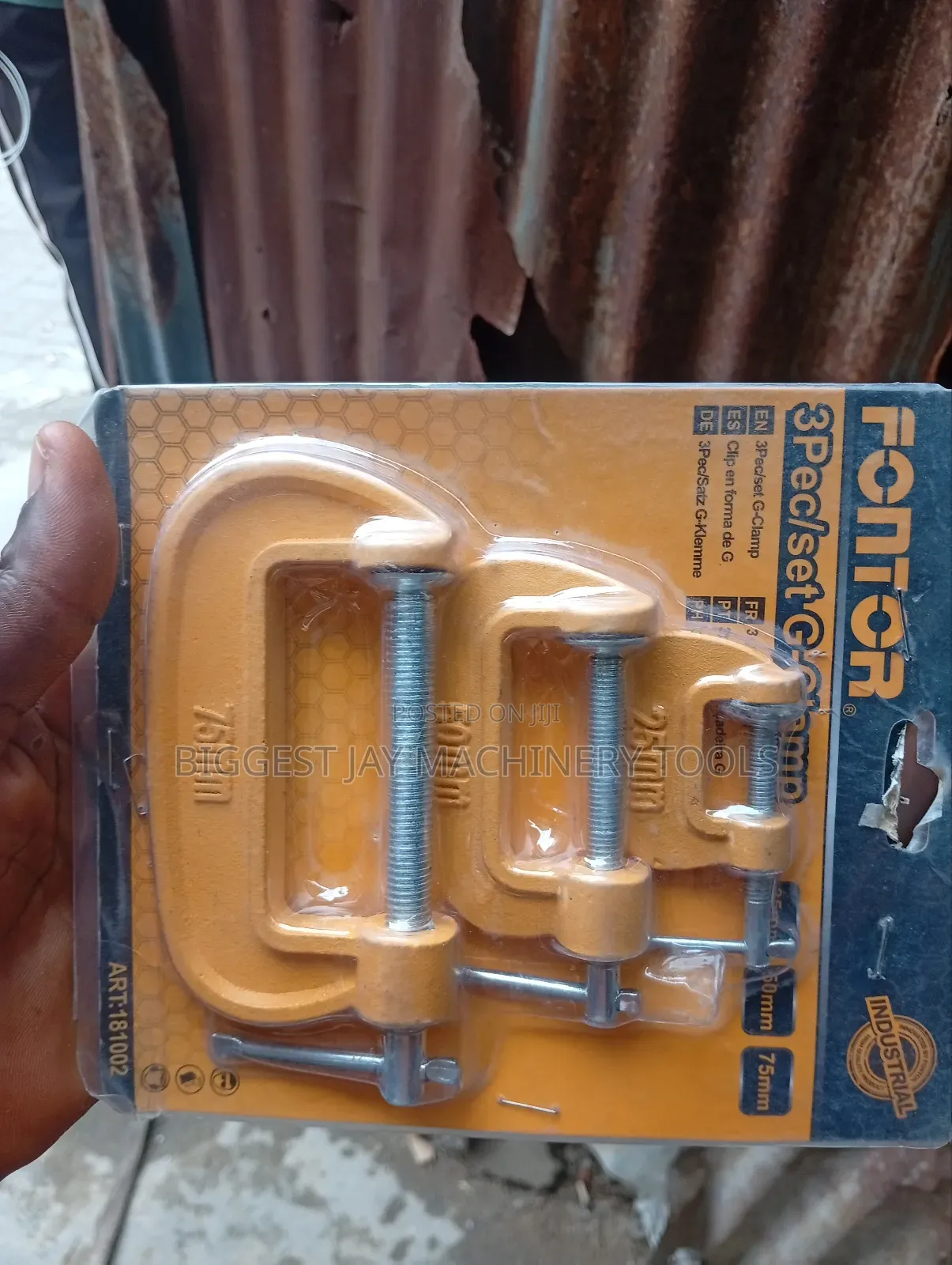 G-Clamp 3pcs Fontor