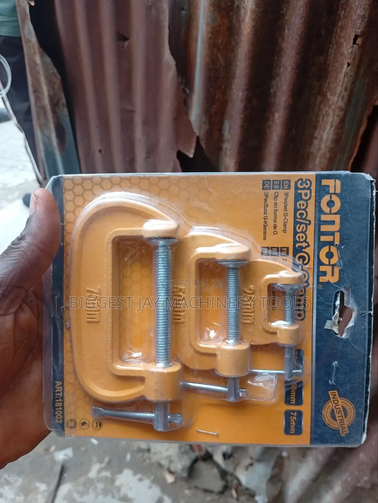 G-Clamp 3pcs Fontor